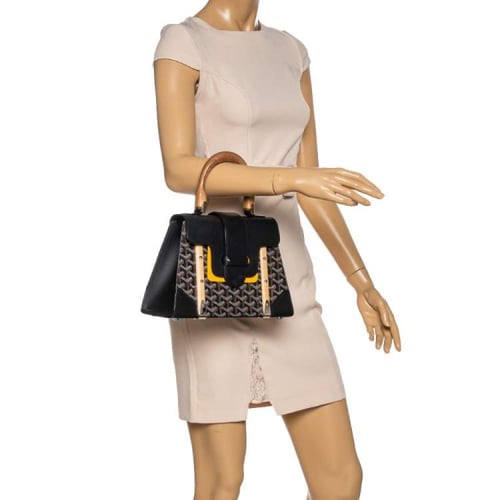 Goyard Saigon Structured PM Bag -BLACK