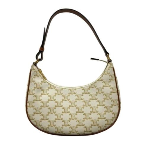 AVA BAG IN TRIOMPHE CANVAS-Beige,Tan