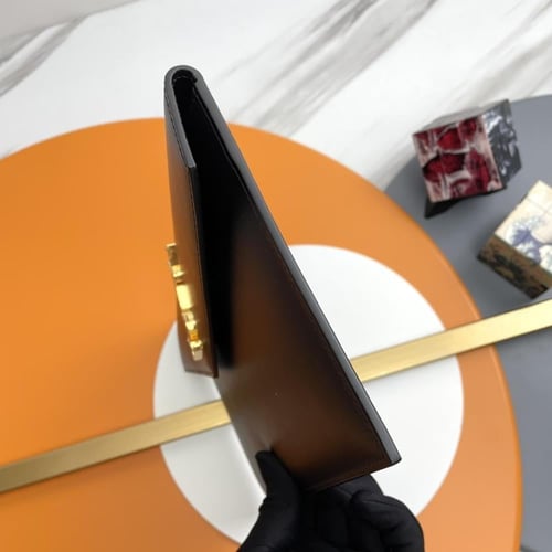 SAINTLAURENT Leather Uptown Bag-Black