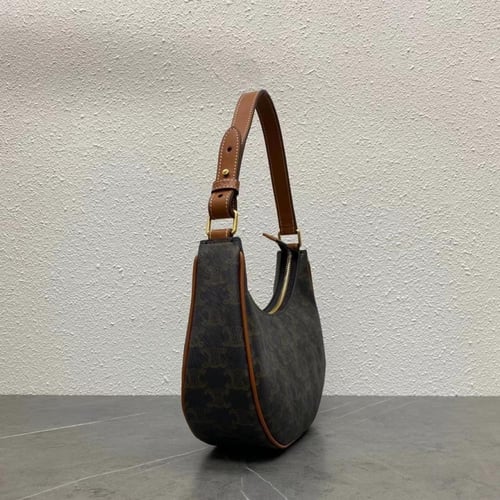 AVA BAG IN TRIOMPHE CANVAS-black
