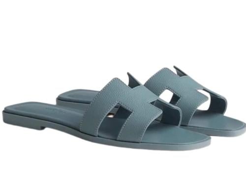 ‏ Hermès Oran Blue slipper