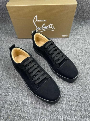 Christian Louboutin Louis Junior black sneakers