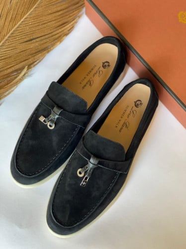 Loro piana black shoes