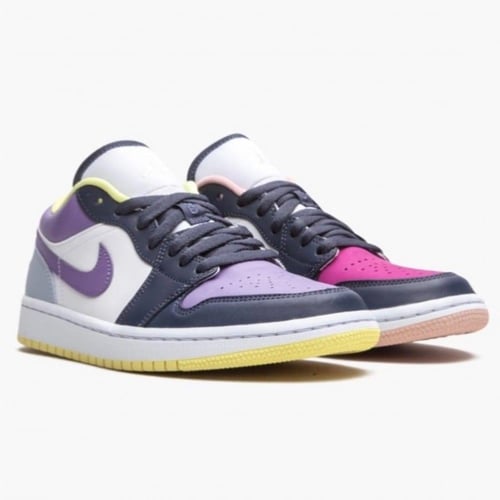Air Jordan 1 Low SE "Mismatched Purple / Magenta