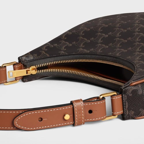 AVA BAG IN TRIOMPHE CANVAS-black