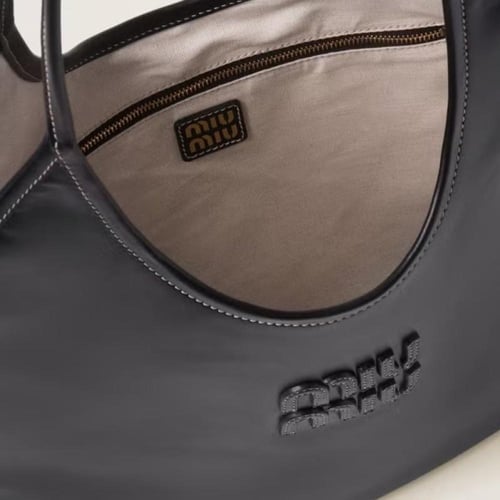 Miu Miu patchwork-design leather shoulder bag