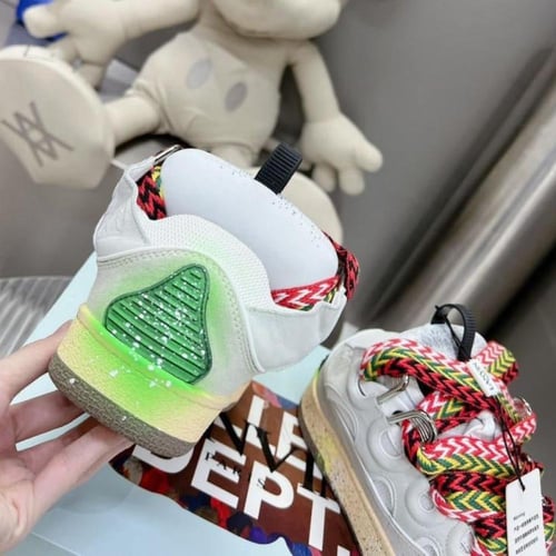 Lanvin Curb lace-up sneakers Light Tan