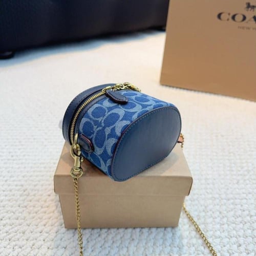 COACH Trail Crossbody 12 In Signature Denim-Blue D...