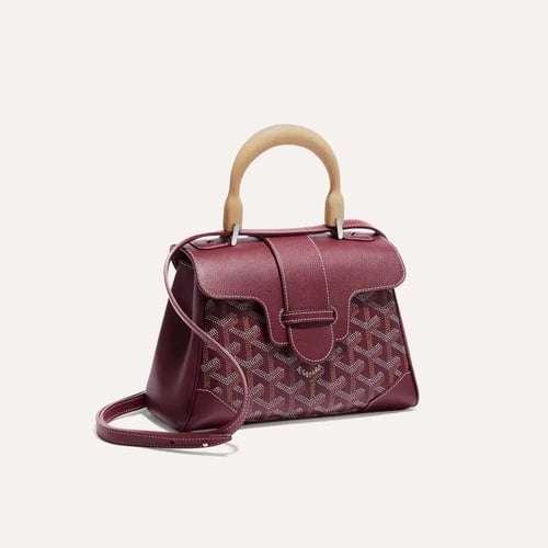 Goyard Saïgon Souple Mini Bag -Burgundy