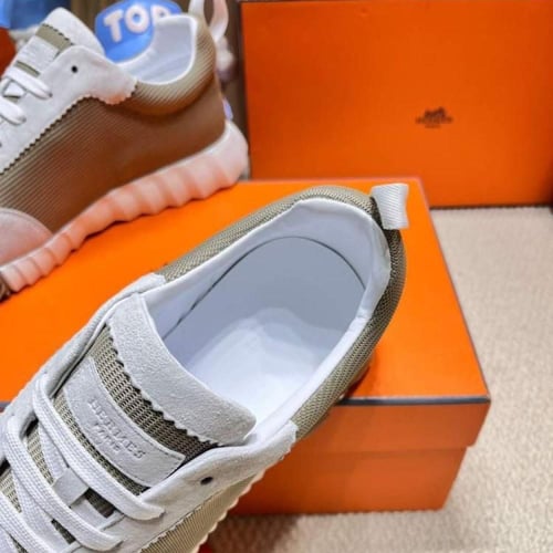 Hermès Olive Green Bouncing sneaker