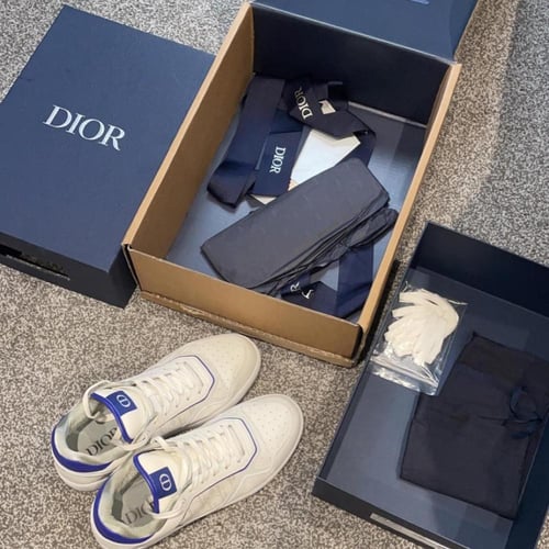 Dior B27 Low-Top White /With Blue line Sneaker