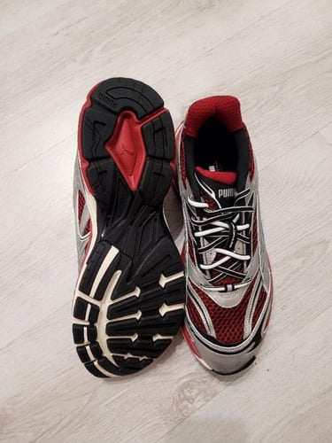 Puma Velophasis 'silver red