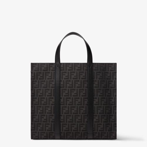 FENDI Shopper bag -Black&Gray