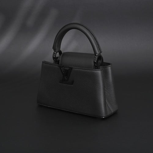 LOUIS VUITTON Capucines East West Mini-Black