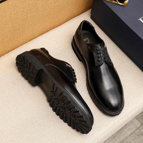 Dior Homme Leather lace ups Black