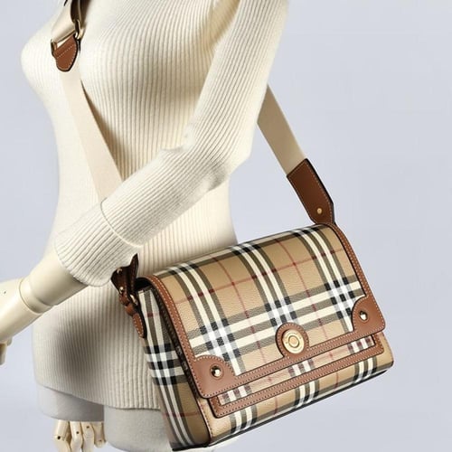 Burberry Check Note Cross-Body Bag