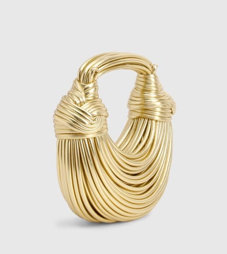 Bottega Double Knot Bag-Gold