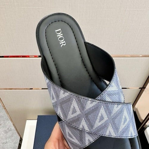 Dior Slipper Black/Grey