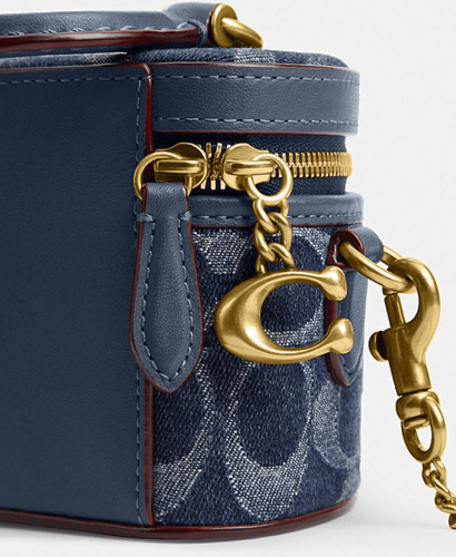 COACH Trail Crossbody 12 In Signature Denim- Navy...