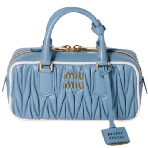 MIU MIU Large Arcadie Top-handle Bag in Matelassé...