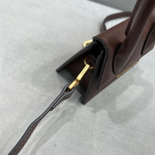 JACQUEMUS Mini Le Chiquito Bag-Brown