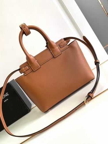 TEEN CELINE CONTI BAG-Tan