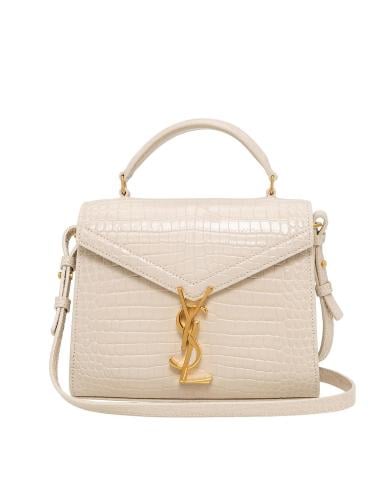 SAINTLAURENT Cassandra Mini Bag-Crema Soft