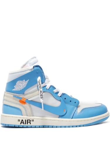 Air jordan 1 high off white Light Blue