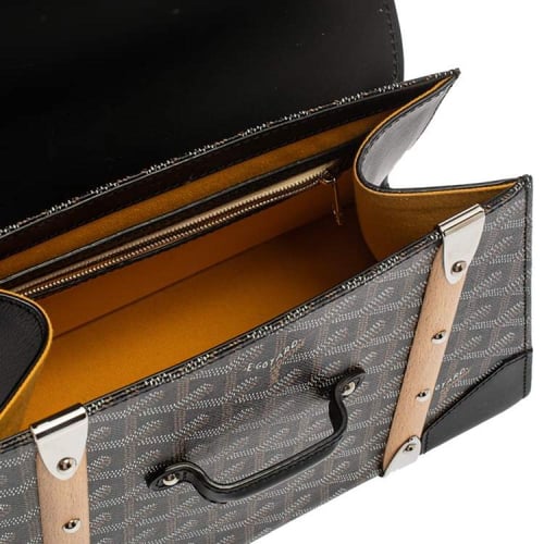 Goyard Saigon Structured PM Bag -BLACK