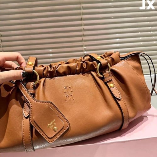 MIU MIU Joie Nappa Leather Shoulder Bag Strap