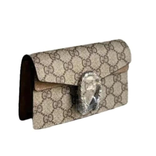 Gucci Dionysus Elegant Clutch Bag Brown