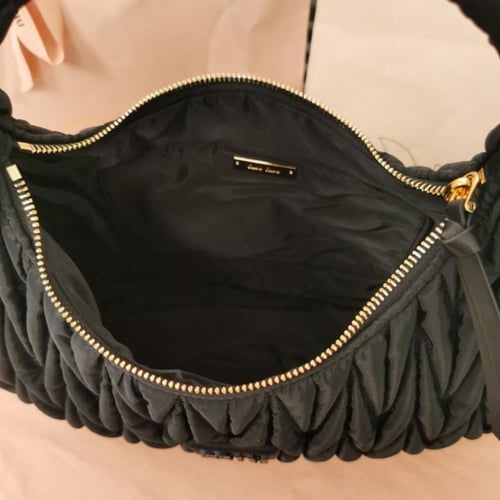 MIU MIU Miu Wander Shoulder Bag in Matelassé Regen...