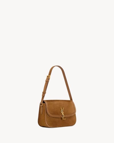 SAINTLAURENT SOLFERINO SMALL Bag-CARAMEL COGNAC