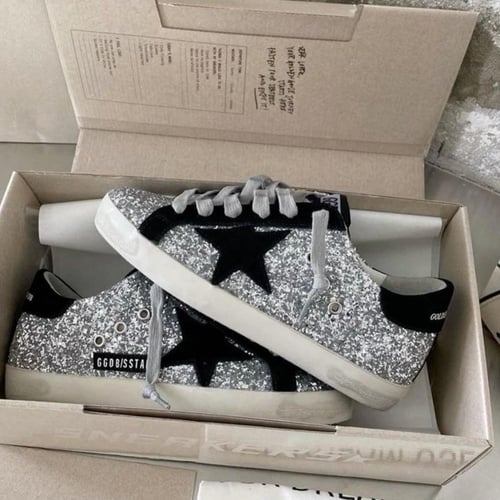Golden Goose Super-Star sneakers 2ws Silver&Black