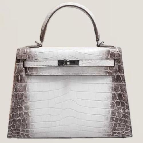 Hermes Kelly 28 Himalaya Matte Niloticus bag