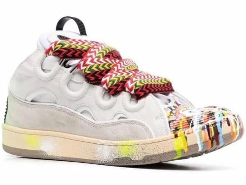 Lanvin Curb lace-up sneakers Light Tan