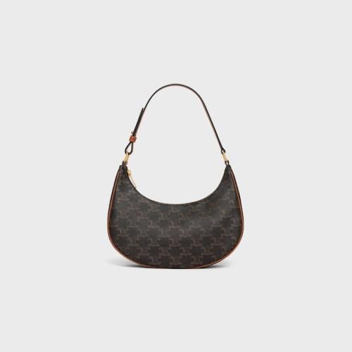 AVA BAG IN TRIOMPHE CANVAS-black