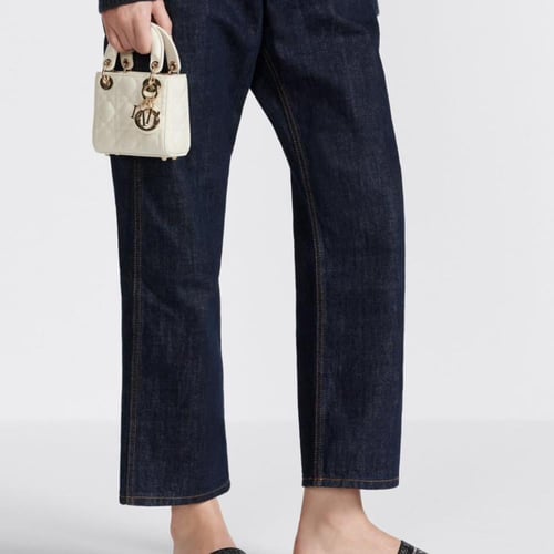Lady Dior Micro Bag White