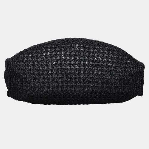 Miu Miu Crochet Raffia Tote Bag