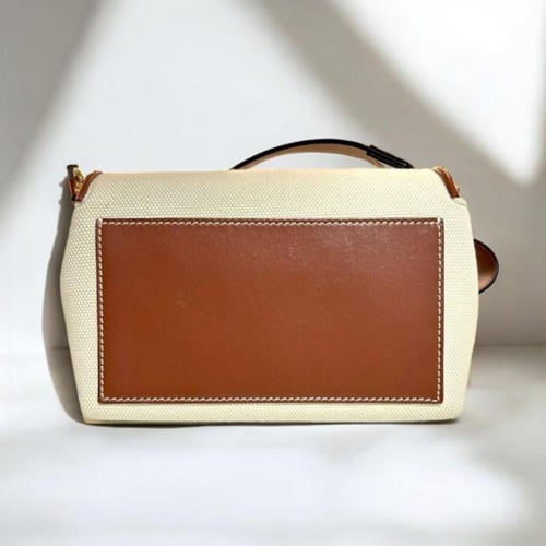 Burberry Horseferry Print Canvas And Leather Note...