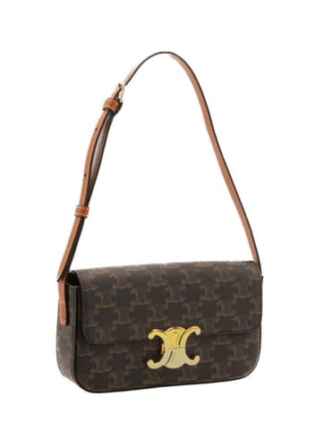 CELINE Claude Triomphe-black,Tan