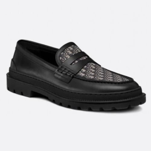 Dior Explorer Loafer 'Black Oblique Jacquard'
