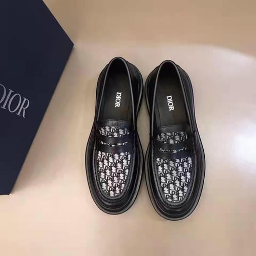 Dior Explorer Loafer 'Black Oblique Jacquard'