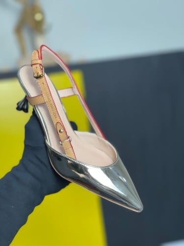 Luis votoon Slingback Sandals silver