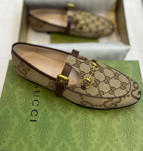Women's maxi GG Gucci Jordaan loafer