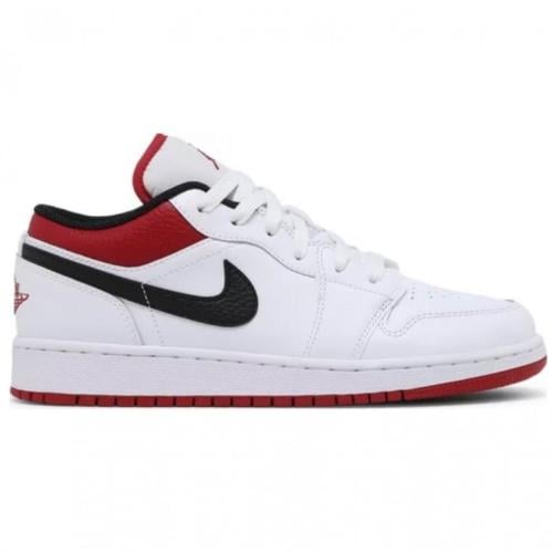 Air Jordan 1 Low GS 'White Gym Red