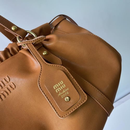 MIU MIU Joie Nappa Leather Shoulder Bag Strap