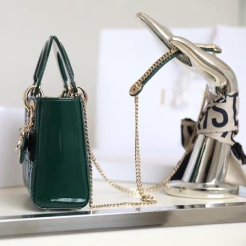 Lady Dior Micro Bag Green