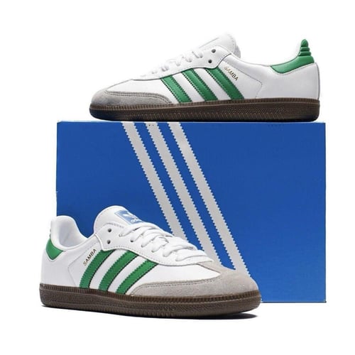 adidas Samba OG " White/Green" sneakers