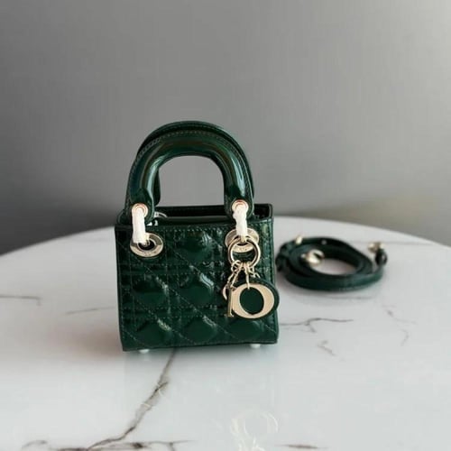 Lady Dior Micro Bag Green